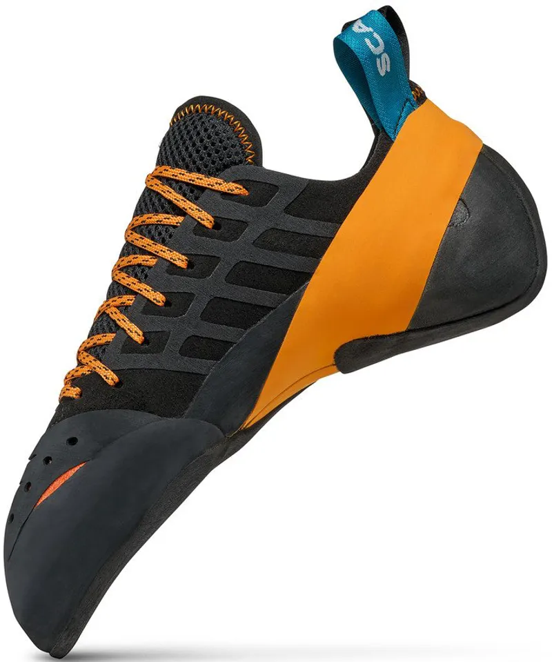 Scarpa Instinct Lace Climbing Shoes - Black-Orange-3